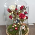 Καμπάνα με δέντρο από mini forever roses