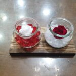 Σύνθεση με 2 mini forever roses