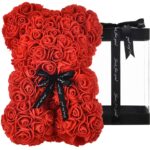 Rose bear red 25cm