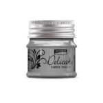 Delicate για ύφασμα Fabric paint metallic 50ml Pentart – Antique Silver