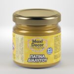 Πατίνα διαλυτού χρυσή 100ml Maxi Decor