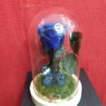 Καμπάνα με μπλε forever rose πεταλούδα