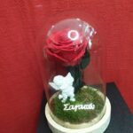 Καμπάνα με κόκκινο forever rose άγγελος