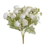 Μπουκέτο λουλουδιών καμέλιες 27cm white