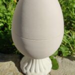 Κεραμικό αυγό με βάση ανοιγόμενο 19+13CM