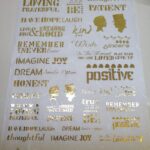 Ριζόχαρτο με μεταλλικό φύλλο 034