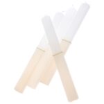 Λαμπάδα αρωματική ράφλες εκρού πλακέ 29cm