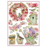 Ριζόχαρτο Stamperia 21x29cm A4, Rose Garden
