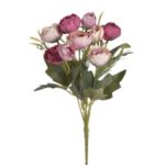 Μπουκέτο καμέλιες Claret red 25cm