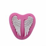 Καλούπι σιλικόνης angel wings 75x70x8mm