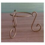 Στάντ μεταλλικό για αυγά bronze