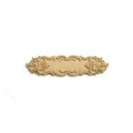 Ξυλόγλυπτο ετικέτα vintage 11cm