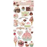 Die Cuts Chipboard Stamperia,15x30cm, Sweety