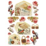 Ριζόχαρτο Stamperia 21x29cm, Vintage Envelopes