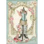 Ριζόχαρτο Stamperia 21x29cm A4, Mannequin with flowers