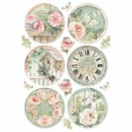 Ριζόχαρτο Stamperia 21x29cm A4, Round clocks