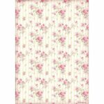 Ριζόχαρτο Stamperia 21x29cm A4, Rose wallpaper