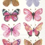 Χαρτοπετσέτα για decoupage, Nathalie pink, 1 τεμ.