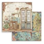 Χαρτί scrapbooking διπλής όψης 30x30cm Stamperia, Door