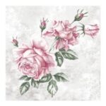 Χαρτοπετσέτα για decoupage 1 τεμ., Ροζ τριαντάφυλλα