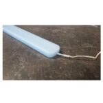 Λαμπάδα κερί παραλληλόγραμμη πλακέ Γαλάζια 38cm