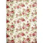 Stamperia A4 Rice Paper - Big Roses