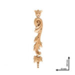Ξυλόγλυπτo 4,2×24,2cm
