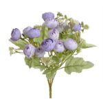 Μπουκέτο λουλουδιών καμέλιες 27cm violet