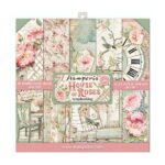 Χαρτιά scrapbooking 10τεμ Stamperia 20,3×20,3cm House of Roses