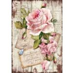 Ριζόχαρτο Stamperia 21x29cm, Sweet Time, Rose