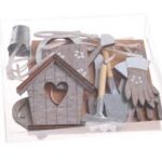 Ξυλάκια διακοσμητικά κηπουρικής 10 τεμ. 6cm