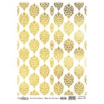 Ριζόχαρτο με μεταλλικό φύλλο 019