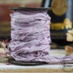 Κορδέλα vintage λινή, Dirty Lavander, 1,2m