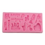 Καλούπι σιλικόνης μουσικά όργανα