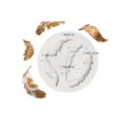 Καλούπι σιλικόνης Φτερά, 10cm