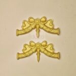 Διακοσμητικά στοιχεία 2τμχ. 7Χ3,5cm