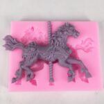Καλούπι σιλικόνης Άλογο Καρουζέλ, 10×7,5cm