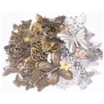 Μεταλλικά διακοσμητικά Πεταλούδες mix, +/-50gr