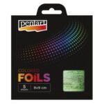 Μεταλλικά φύλλα χρωματιστά, 9x14cm, 5τεμ., Green