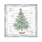 Χαρτοπετσέτα για decoupage, Χριστουγεννιάτικο δέντρο, 1 τεμ.