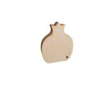 Ρόδι ξύλινο βάσης 6cm