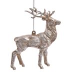 Χριστουγεννιάτικο στολίδι τάρανδος, 12cm