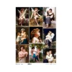 Ριζόχαρτο ITD, 30x40cm, Πορτραίτα με κορίτσια και αγγέλους