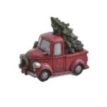 Αυτοκίνητο με χριστουγεννιάτικο δέντρο, 6,5cm