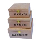 Κουτί τετράγωνο 20,5Χ20,5Χ10