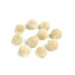 Πομ πον μπαλίτσες Ø15mm, 10τεμ, light cream
