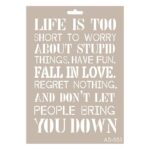 Stencil AS Serie 553