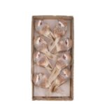 Διακοσμητικό πουλάκι με clip 3,5x3,5cm