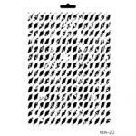 Stencil MA Serie 20