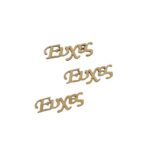 Ευχές, ξύλινη φράση, 6cm, 3 τεμ.